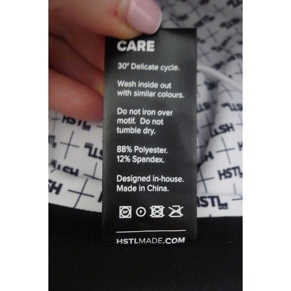 HSTLMADE Full Zip Hooded Jacket - Black/White Logo XL - Picture 7 of 7